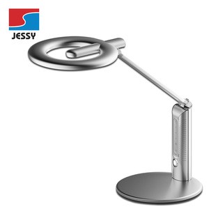 Modern Dimmable White 18W Eye-care Desk Reading Lamp with USB Port