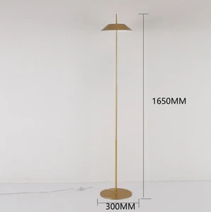 Modern Interior Lighting Touching Control  Color Changing Metal Brass LED Floor Lamp