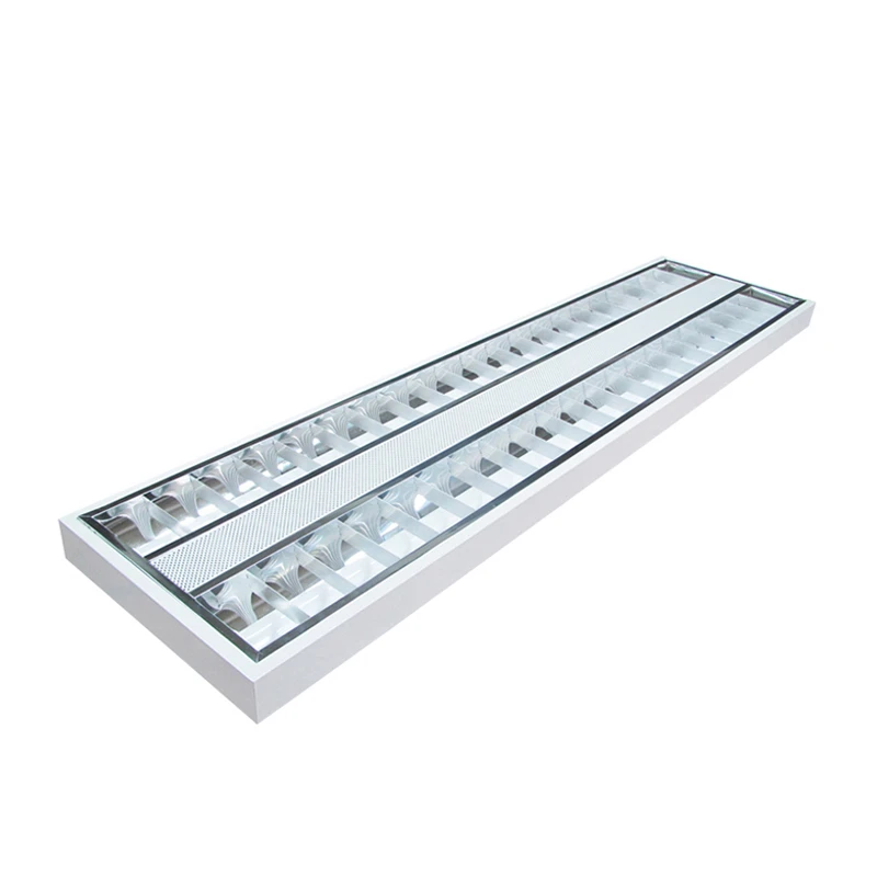 Modern Office 60x60  louver recessed troffer led light fixture fitting grill lamp for tube