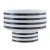 Import Modern simple nordic handmade black and white color ceramic vase ornament home accessories decoration from China