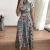 Import Modern stylish woman clothing ladies floral print long maxi dress from China