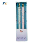 modern women Birds Gift pen set Mechanical Pen and Pencil Set with gift box