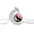 Import Moon time gem necklace Wolf totem retro alloy pendant necklace from China