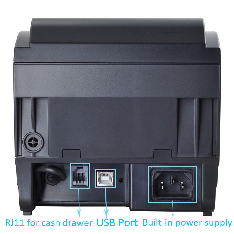 Most popular 80 mm thermal printer pos USB/RJ45 interface
