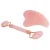 Import Most sale Handle Heldhand Slim Chin Double Welded Rose Quartz Facial Massage Natural Pink Jade Roller from China