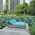 Import muebles jardin outdoor plastic rattan double sun lounger from China