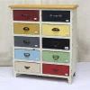 Multi-colored fashional solid storage wood living room cabinet