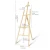 Import Multi-functional easel wood standing easel sketch learning triangle painting easel from China