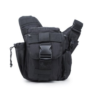 Multi-Functional Fishing Tackle Molle Military Backpack Sling Pack Shoulder Tactical Camera Messenger Bag for Hiking Trekking