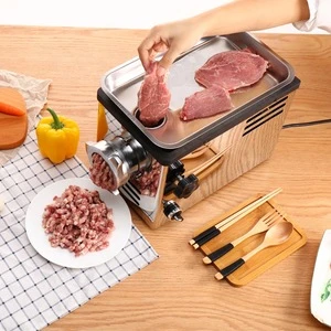 Multi functional stainless steel electric meat grinder
