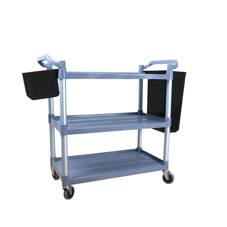 Multi-purpose Top Quality Commercial Assembling Rolling Hotel Restaurant Serving Trolley Cart