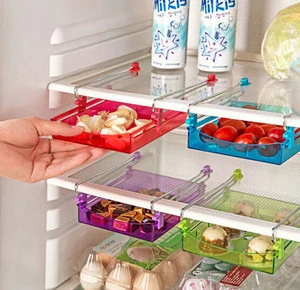 Multipurpose Fridge Storage Sliding Drawer / Refrigerator Organizer / plastic storage drawer organizer