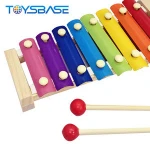 Musical Instruments Eight Tone Wooden Toy  Harp Knock Piano | Cocina De Juguete De Madera