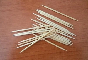 Natural Bamboo Toothpick Cocktail Toothpicks at Lowest Price