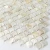 Import Natural color Fan shape shell wall decorate mosaic made by mother of pearl  mosaic tiles from China