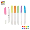 Never dry private label highlighters logo promotion gifts