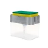 New 2 in 1 Liquid Soap Dispenser Pump Sponge Caddy For Dish Soap Sponge Home Bathroom Kitchen Accessories