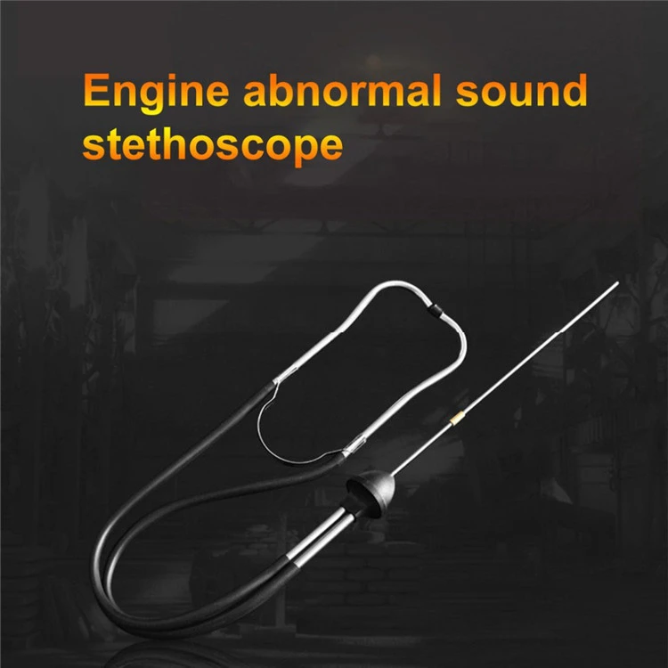 New 22.5+7CM Car Stethoscope Auto Mechanics Engine Cylinder Stethoscope Hearing Tool Car Engine Tester Diagnostic Tool