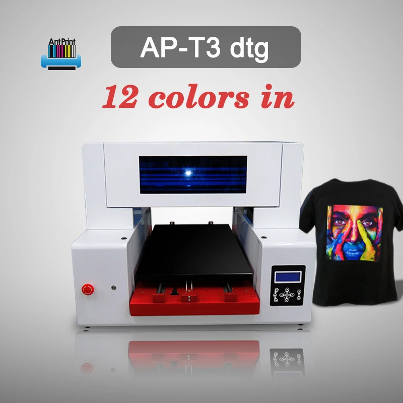 New Arrival A2 Direct to Garment Digital Printer with High Speed Automatic Garment Printer for T shirt
