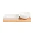 New arrival ceramic serveware snack appetizer set serving dishes platter with wood tray