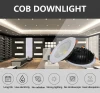 new arrival COB design aluminium down lighting full power commercial COB down light 10w 15w 30w led recessed downlight