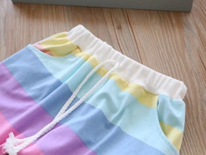 New arrival cotton rainbow color pant for girl