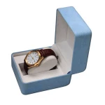 new arrival Hot Sale Watch Gift Rectangle leather Watch Box Cases leather watch Packing Gift Boxes