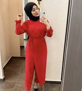 new arrival malaysia muslim two pieces islamic clothing fashion set women dress