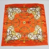 New arrival printed satin silk square scarf/90*90cm shawl