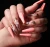 Import New Arrivals medium Leopard glitter coffin fake nail tip press on ballerina false nails from China