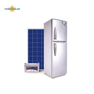 New China Professional Factory Solar Power DC 12V Lg Double Door for Home Commercial Car Mini Freezer Fridge Refrigerator Price