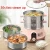 Import New Design And Popular 5 Layers Stainless Steel  Electric Food Steam Pot electric Steam cooker vegetable steamer food steamer from China