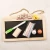 Import New design creative wall decor concise style eco-friendly druable smooth blackboard toy wood from China
