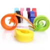 New design fashion plastic silicone belt candy jelly belt for men