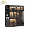 New Design Modern bedroom wardrobe Cabinet with drawers