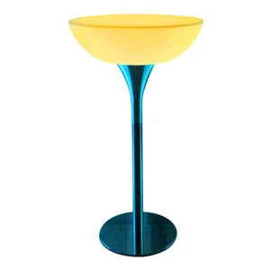New Design Plastic 16 Colors Changing Rechargeable Flashing led illuminated Furniture bar Table