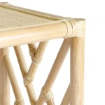 New design square rattan console table room decoration flower vase console table dream home living room furniture