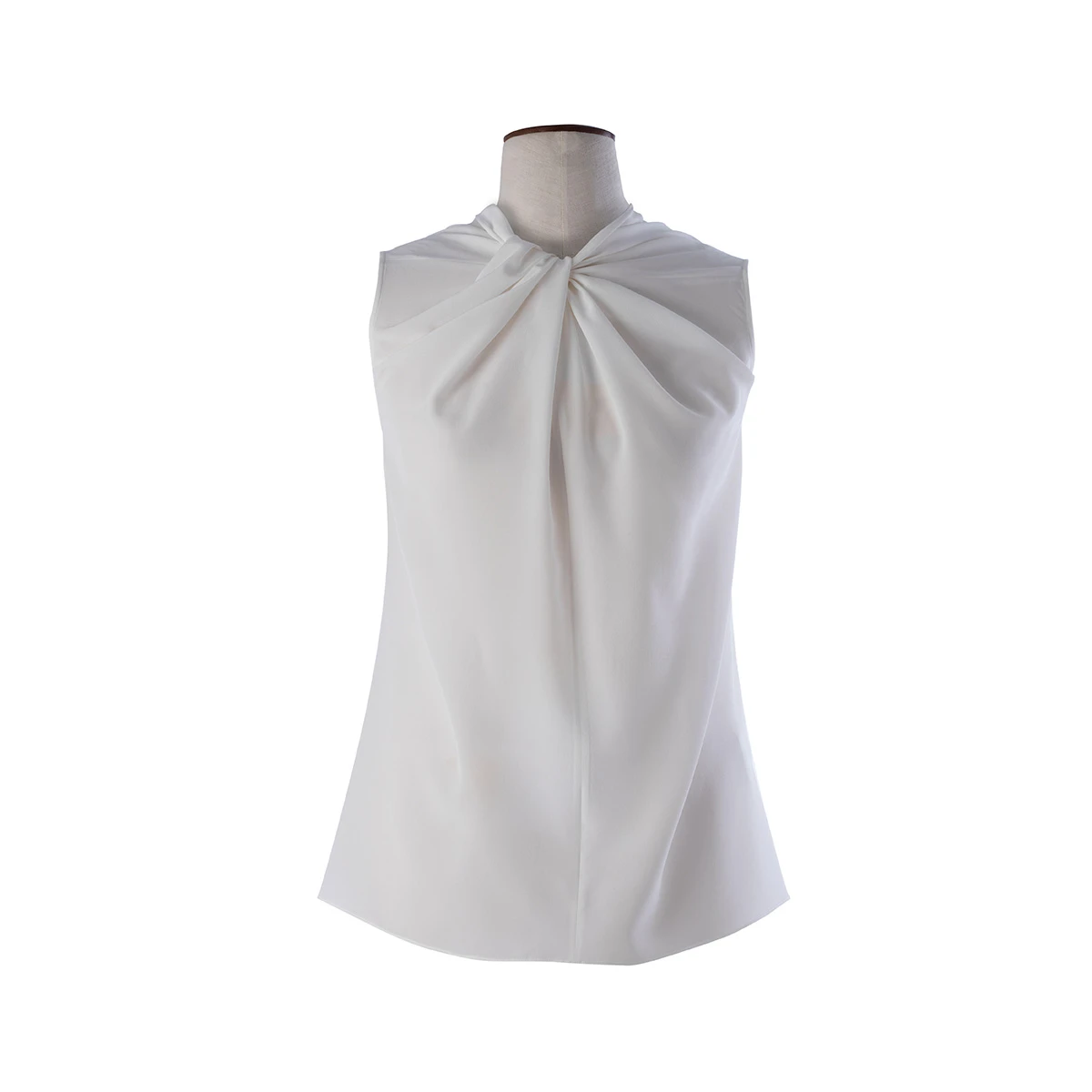 New Fashion Trend Woman draped blouse Sleeveless blouse -  Fashion blouse 100% Silk Made in Italy