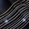New Gold Design Custom 304 316 1-10MM Men Girls Necklace Ball Snake Cable Box Cuban Link Chain Jewelry Stainless Steel Chain