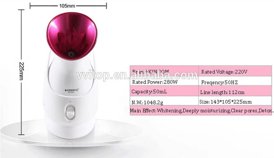 New home use Facial Spa good quality face Steamer Nano Hot Ion Sprayer Cosmetology home use chinese skin care products