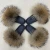 Import New hot sale women fur slippers fur slides raccoon fur slides from China