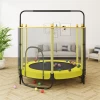 New Indoor Trampoline Exercise Fold Mini Fitness  Jumping Bed
