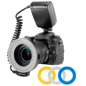 New Macro LED Ring Flash Light RF550D for Nikon Canon Olympus DSLR Camera