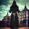 New Medieval Monk Friar Robe Wizard Priest Clothing Halloween cosplay costume