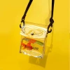 New product transparency fashion mobile phone bag messenger bags for girls