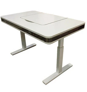 New Style Office Furniture Manual Adjustable Height Desk With Hand Crank For Children Study