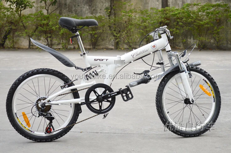 New style Trade assurance Portable Carbon mountain folding mountain bike/Bicycle with Shi-ma-no derailleur