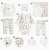 Import Newborn gift box 10-Piece cotton baby sets baby layette set from China
