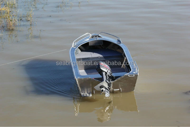 New&Cheap Welded Aluminum Fishing Boat with Outboard Engine Type
