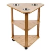 Newest Moveable Bamboo Coffee Table Tea Table